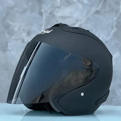 Ultralight Safety Motorcycle Helmet with Integrated Light by Anti Spier