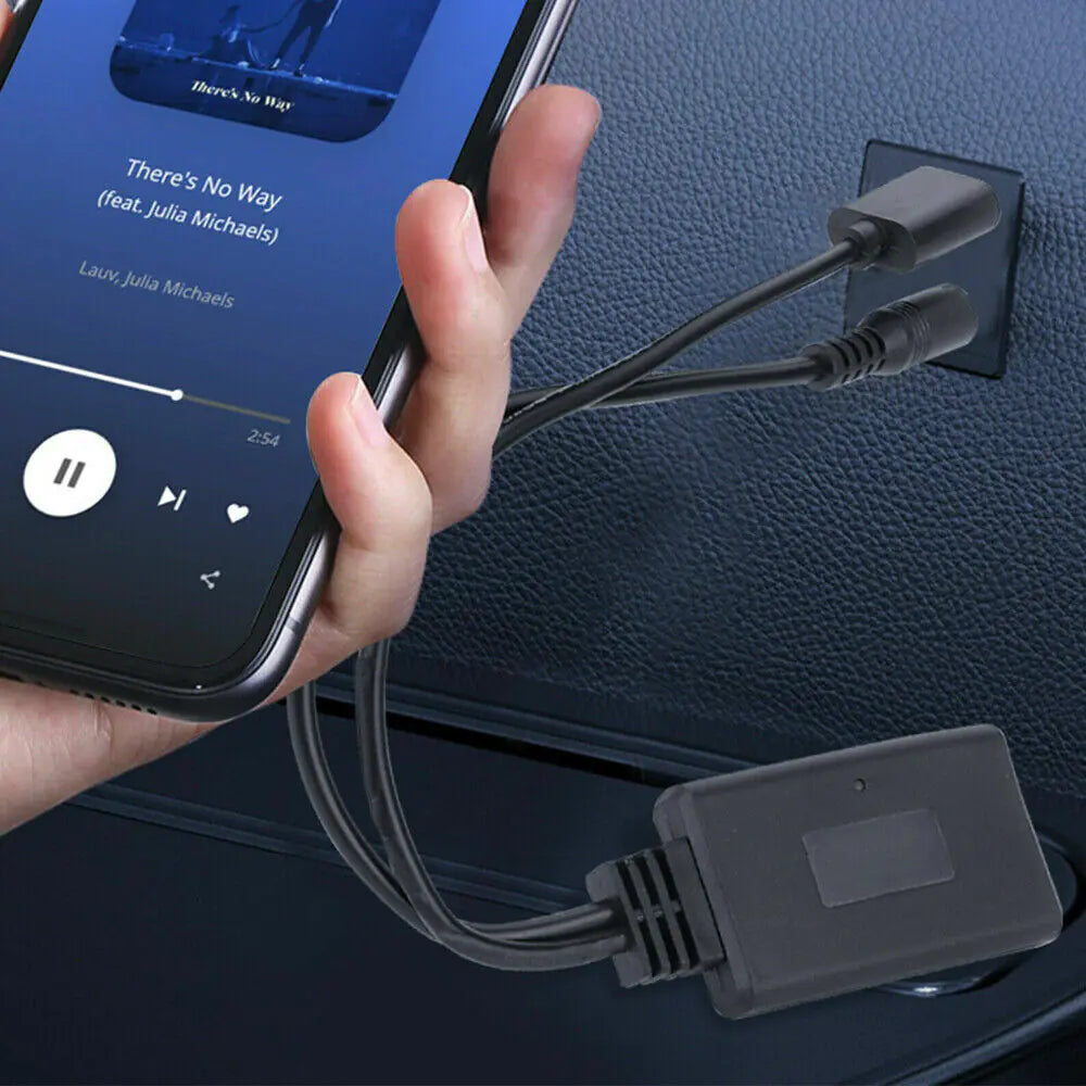 2 In 1 USB Bluetooth 5.0 Transmitter Receiver Adapter Wireless For PC Car Kit by Anti Spier