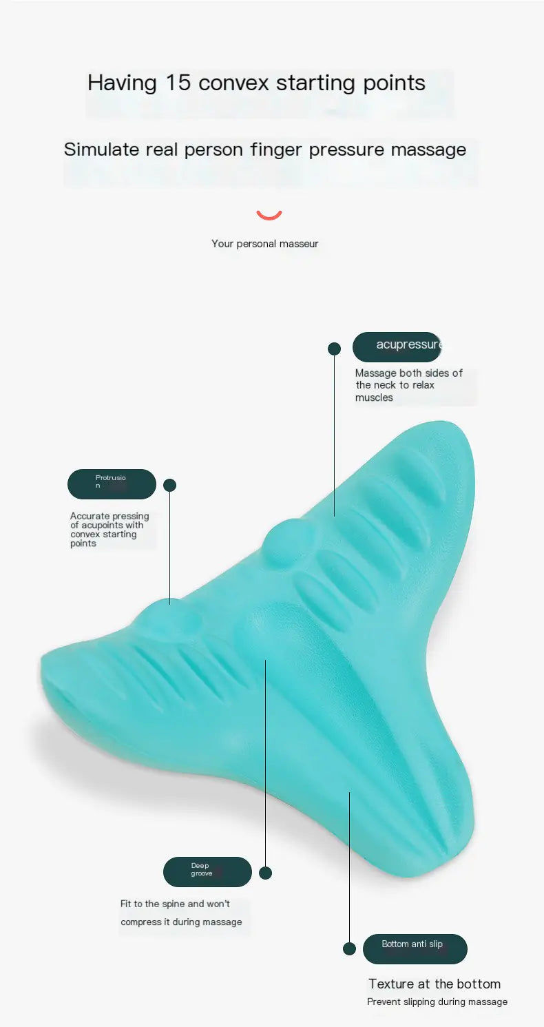 Neck Traction & Massage Pillow by Anti Spier
