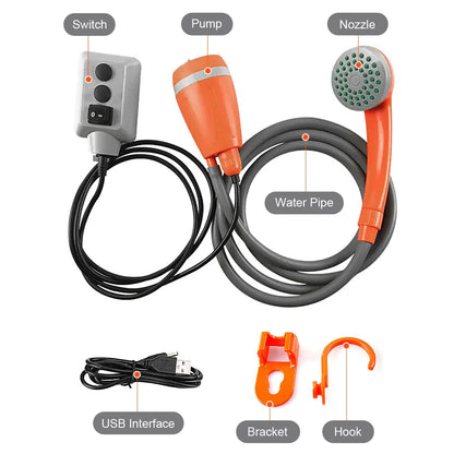 Rechargeable Outdoor Shower by Anti Spier