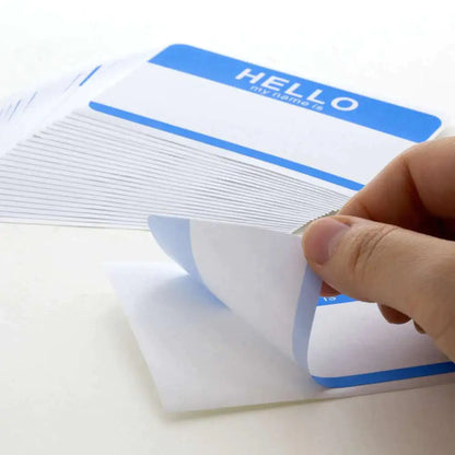 Name Badge Label “HELLO my name is” (25/Pack) by Anti Spier