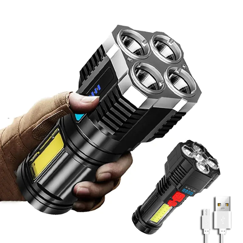Multi-Functional Bright Flashlight by Anti Spier
