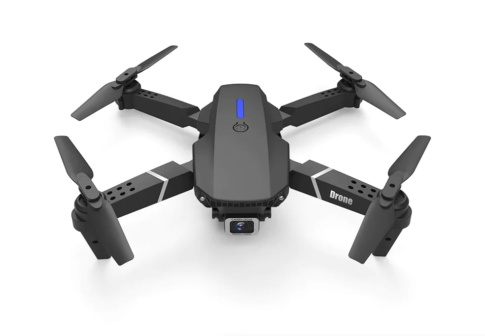 2023 New RC Drone With 4K HD Dual Camera WiFi FPV Foldable Quadcopter +4 Battery by Anti Spier