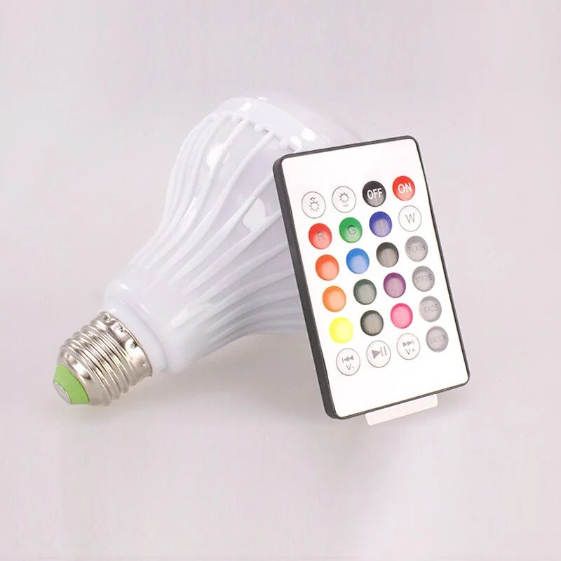 LED Bulb RGB Light Wireless Bluetooth Audio Speaker by Anti Spier