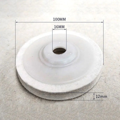 Wool Polishing Wheel Disc for Angle Grinder by Anti Spier