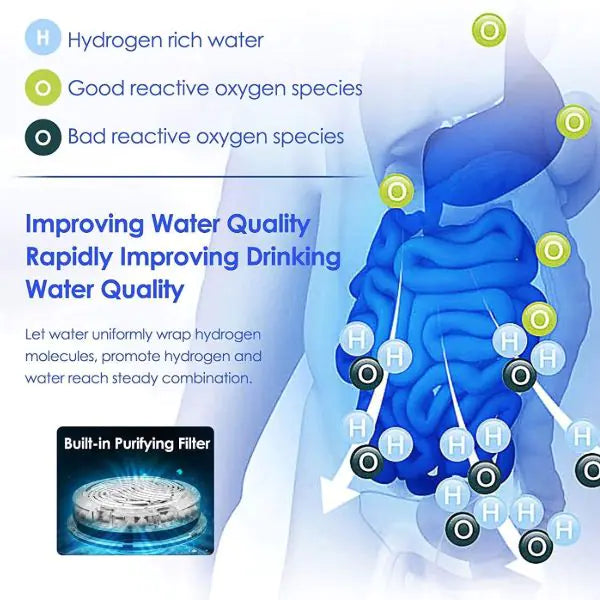 Hydrogen Water Ionizer Machine - Electric Hydrogen Rich Water Machine by Anti Spier