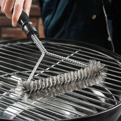 Stainless Steel BBQ Grill Cleaning Brush - 1pc Tool by Anti Spier