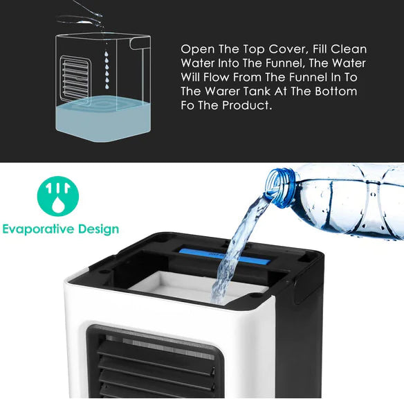 Mini Portable Air Conditioning Fan for Office Use by Anti Spier