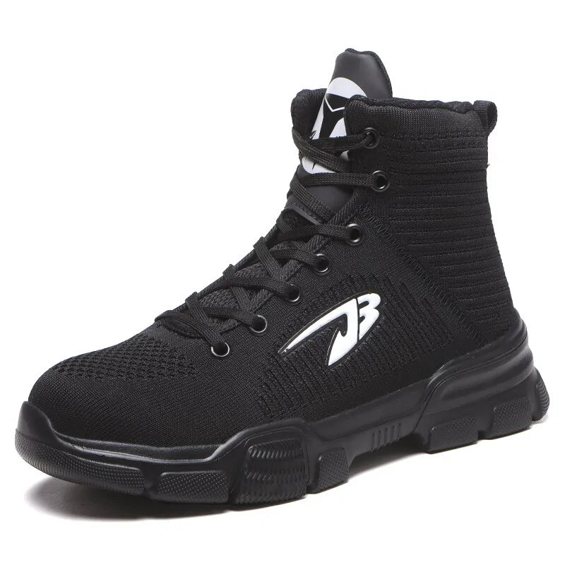 Men's Winter Safety Work Boots - Steel Toe Waterproof Insulated Construction Boots by Anti Spier