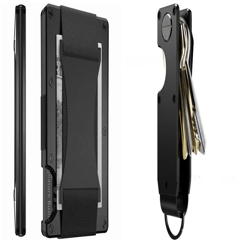 New Metal Card Bag Carbon Fiber Wallet Wallet RFID Anti-theft Swiping Blocking Technology by Anti Spier