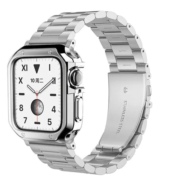Stainless Steel For Apple Watch iWatch Band 8 7 6 5 4 3 2 SE 38/41/40/42/44/45mm by Anti Spier