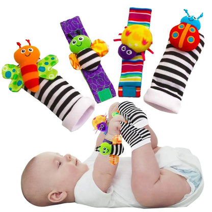 Baby Infant Rattle Socks Toys 3-6 to 12 Months Girl Boy Learning Toy by Anti Spier