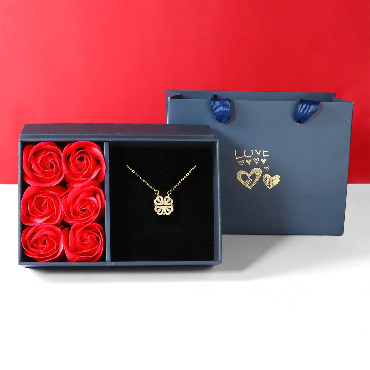 Luxury Four Leaf Clover Necklace by Anti Spier