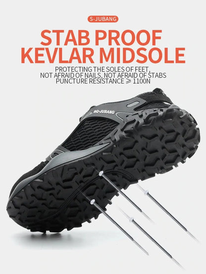 Anti-collision and Anti-smashing Breathable Safety Shoes by Anti Spier