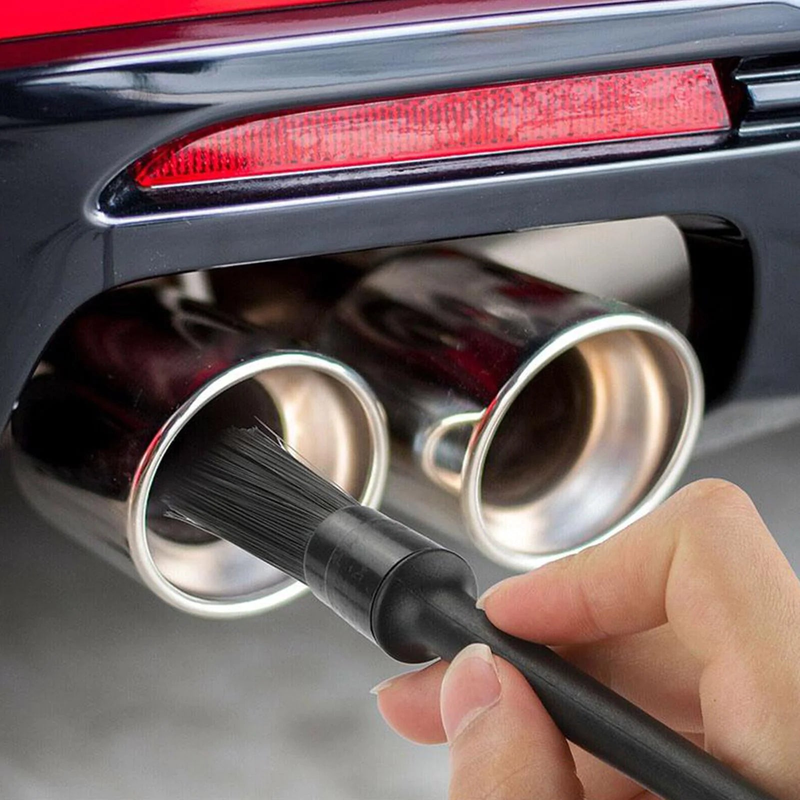 5PC Car Detailing Brush Kit Boar Hair Vehicle Auto Interior For Wheel Clean Sets by Anti Spier
