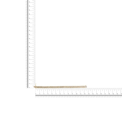 14K Gold 5.00 Cttw Square Princess Cut White Diamond Rectangular Invisible Set Link Tennis Bracelet (H-I Color, SI2-I1 Clarity) - 7.25” Inches by Anti Spier