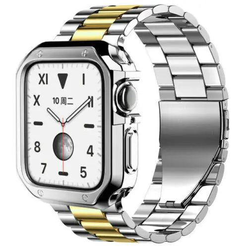 Stainless Steel For Apple Watch iWatch Band 8 7 6 5 4 3 2 SE 38/41/40/42/44/45mm by Anti Spier