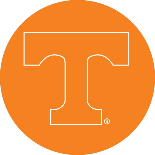 Tennessee Volunteers DECAL RR 4" Round Vinyl Auto Home Window Glass University of by Fielders Choice
