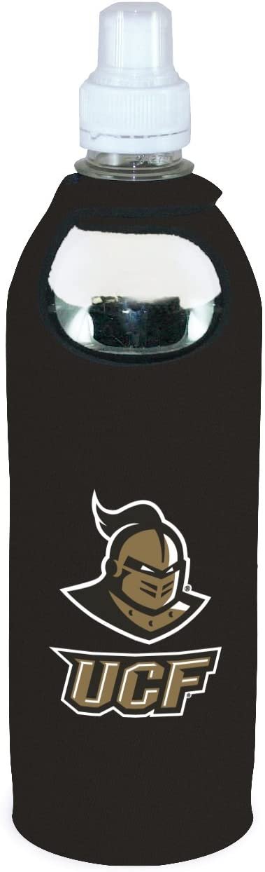 UCF Knights 1/2 Liter Water Soda Bottle Beverage Insulator Holder Cooler with Clip University of Central Florida by Fielders Choice