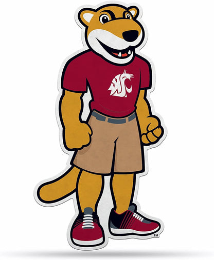 Washington State University Cougars Soft Felt Pennant, Mascot Design, 18 Inch, Easy To Hang by Fielders Choice