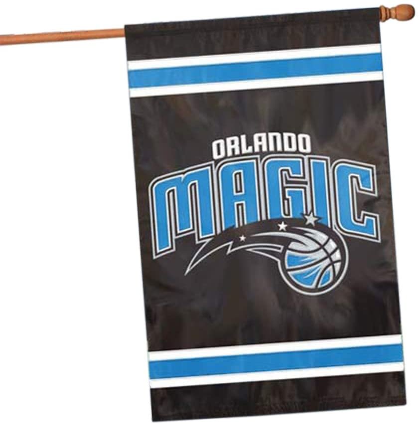 Orlando Magic Banner Flag Premium Double Sided Embroidered Applique 28x44 Inch by Fielders Choice