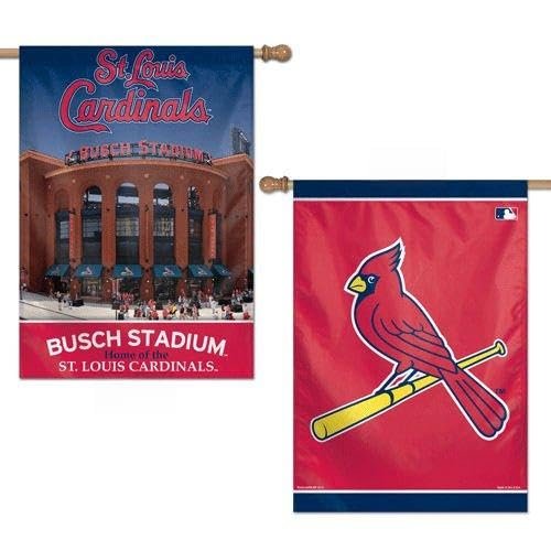 St Louis Cardinals Premium 2-Sided Banner House Flag, Outdoor Use, 28x40 Inch by Fielders Choice
