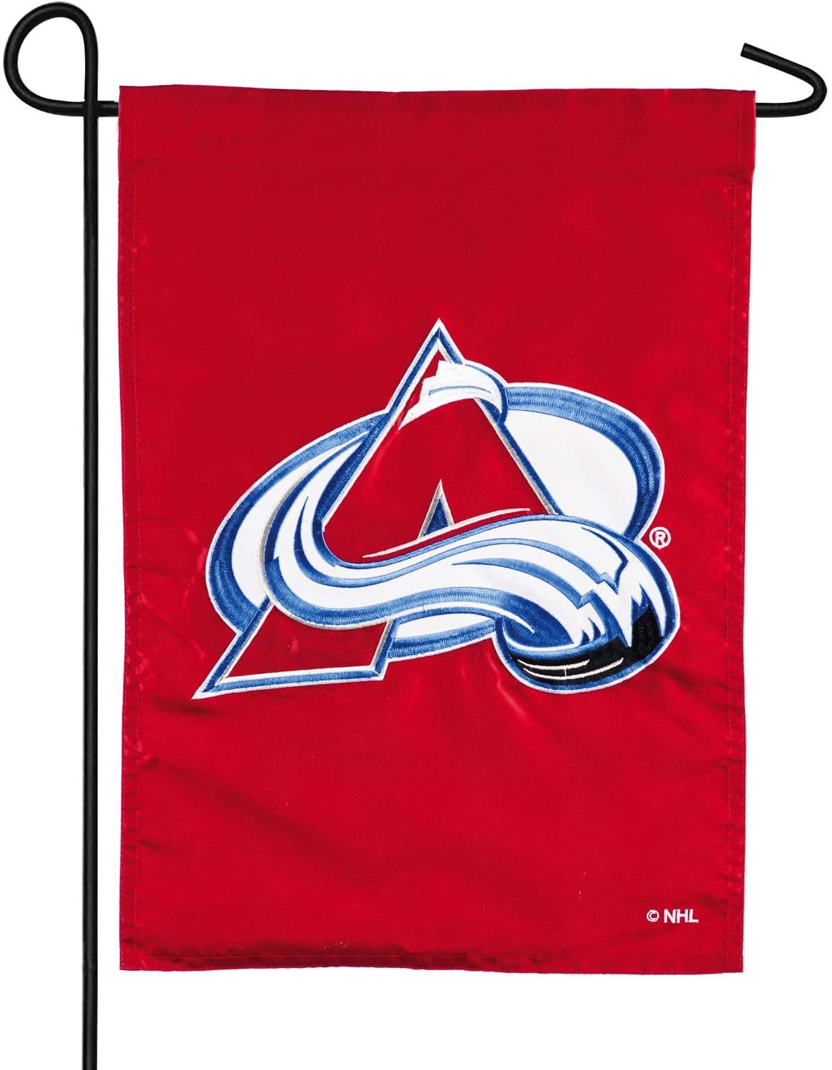 Colorado Avalanche Premium Garden Flag Banner, Double Sided, Emroidered, 13x18 Inch by Fielders Choice