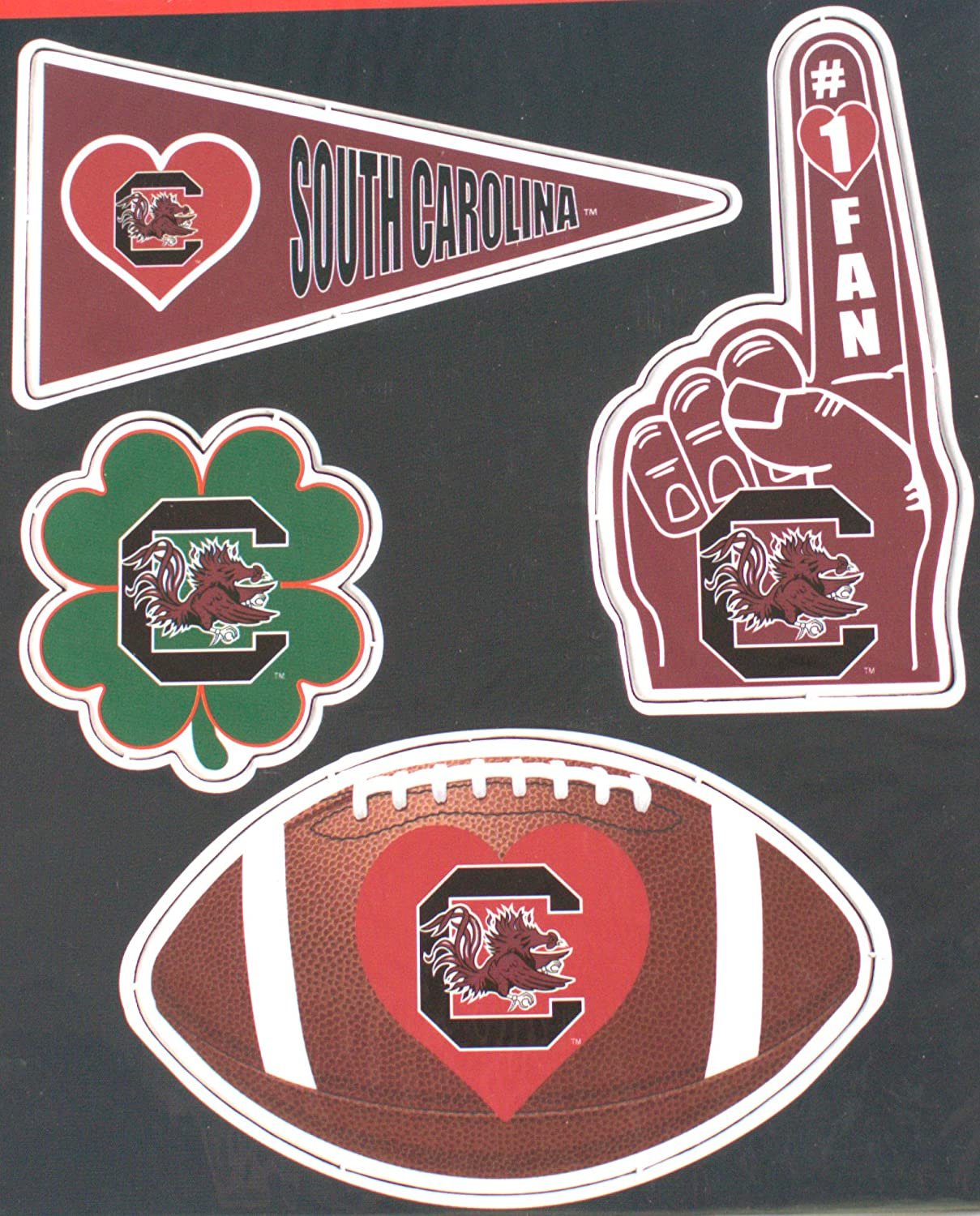 South Carolina Gamecocks 4 Piece Magnet Set University of by Fielders Choice