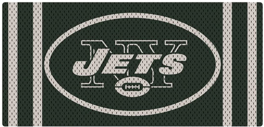 New York Jets Premium Laser Cut Tag Acrylic Inlaid License Plate, Team Jersey Design, 6x12 Inch by Fielders Choice