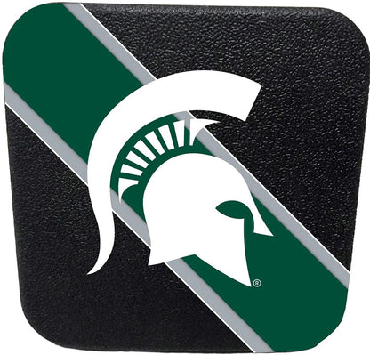 Michigan State Spartans Plastic Hitch Cover Plug Bumper Trailer Auto University by Fielders Choice