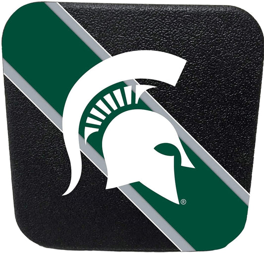Michigan State Spartans Plastic Hitch Cover Plug Bumper Trailer Auto University by Fielders Choice
