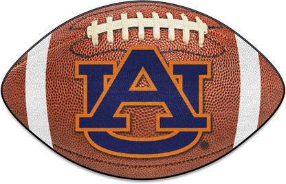 Auburn University Tigers Floor Mat Area Rug, 20x32 Inch, Non-Skid Backing, Football Design by Fielders Choice