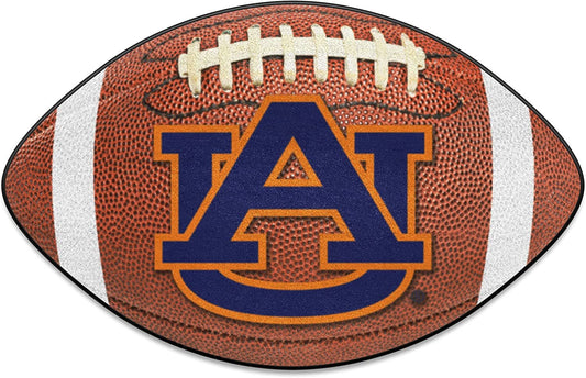 Auburn University Tigers Floor Mat Area Rug, 20x32 Inch, Non-Skid Backing, Football Design by Fielders Choice