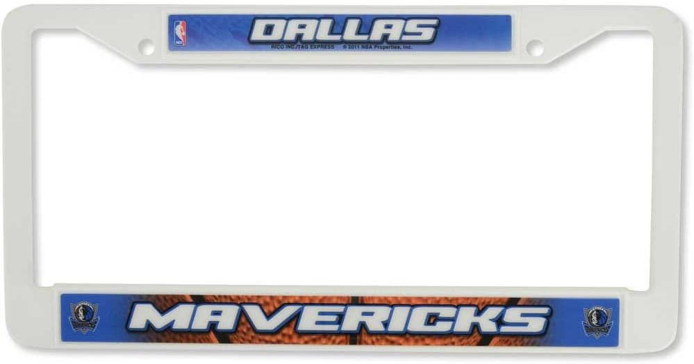 Rico Dallas Mavericks NBA Plastic Auto License Plate Frame by Fielders Choice
