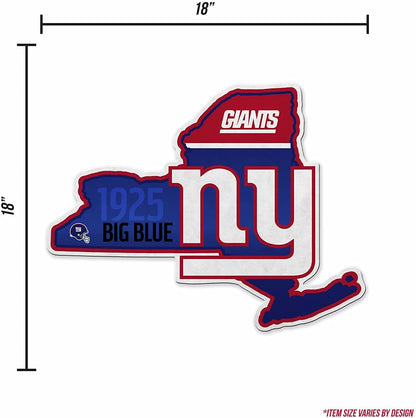 New York Giants Pennant State Shape 18 Inch Soft Felt by Fielders Choice