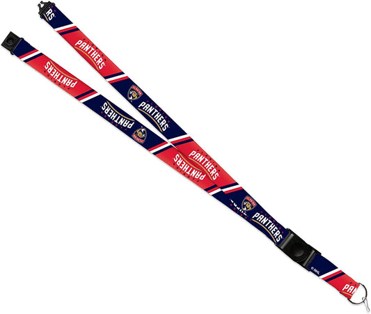 Florida Panthers Lanyard Keychain Safety Breakaway Double Sided by Fielders Choice
