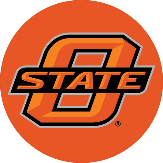 Oklahoma State Cowboys RR 4" Round Vinyl Magnet Auto Home University of by Fielders Choice