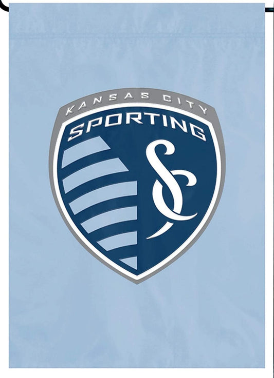 Sporting Kansas City SC Premium Garden Flag Applique & Embroidered Banner Soccer by Fielders Choice