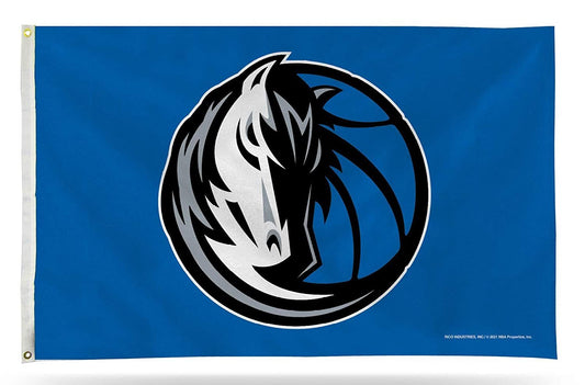 Dallas Mavericks Premium 3x5 Feet Flag Banner, Logo Design, Metal Grommets, Outdoor Use, Single Sided by Fielders Choice