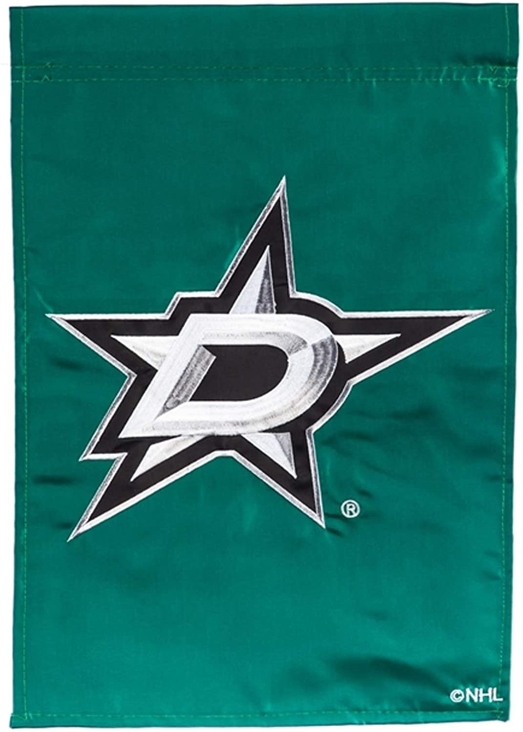 Dallas Stars Premium Garden Flag Banner Applique Embroidered 10x15 Inch by Fielders Choice