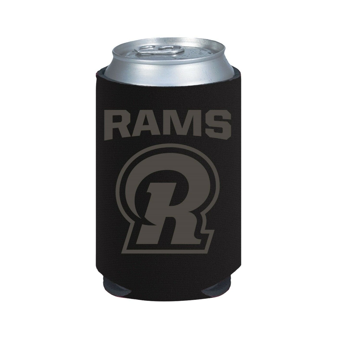 Los Angeles Rams 2-Pack BLACK TONAL CAN Koozie Neoprene Holder Cooler Football by Fielders Choice