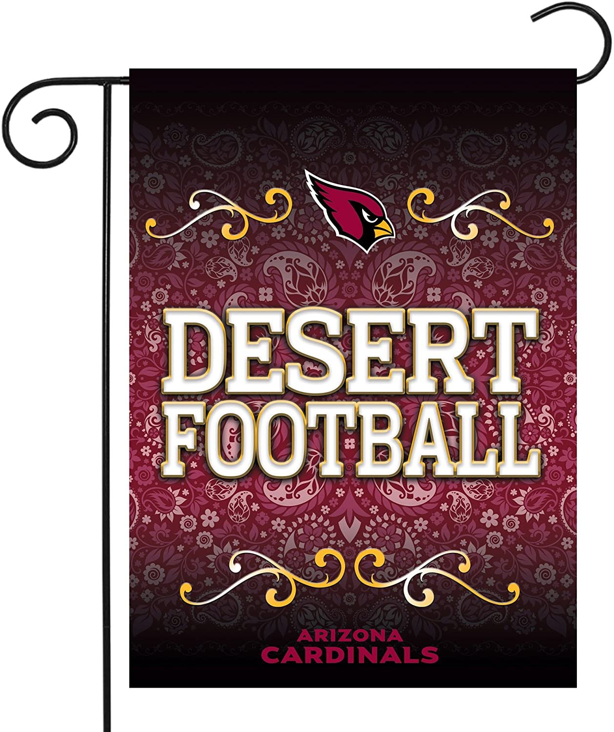 Arizona Cardinals Premium Garden Flag Banner, Double Sided, 13x18 Inch by Fielders Choice