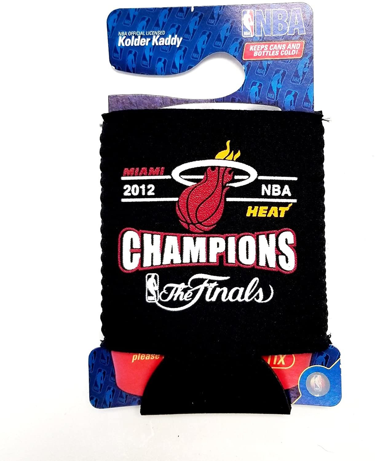 Miami Heat 2012 Champions 2-Pack 12oz CAN Neoprene Beverage Insulator Holder Cooler Basketball by Fielders Choice
