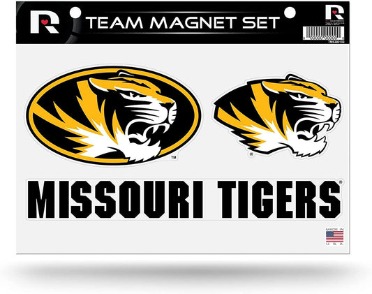 Missouri Tigers University of Multi Magnet Sheet Shape Cut 8x11 Inch by Fielders Choice
