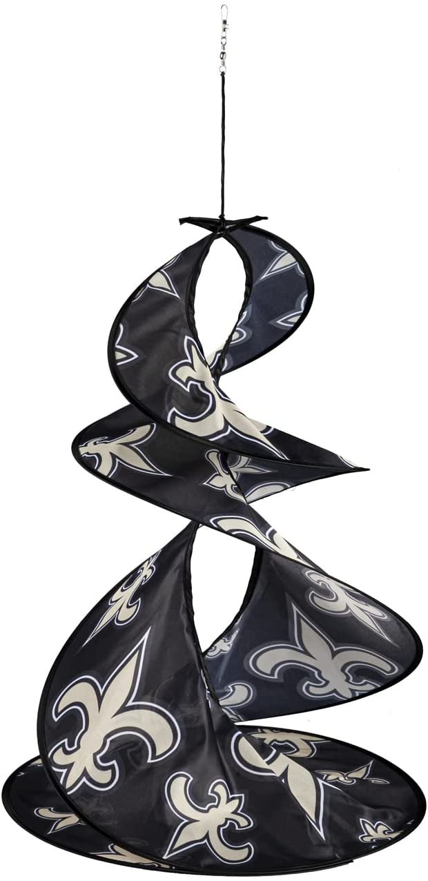New Orleans Saints Flag Banner Wind Twister Spinner Outdoor by Fielders Choice