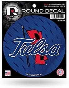 Tulsa Hurricanes 4" Round Decal University of by Fielders Choice