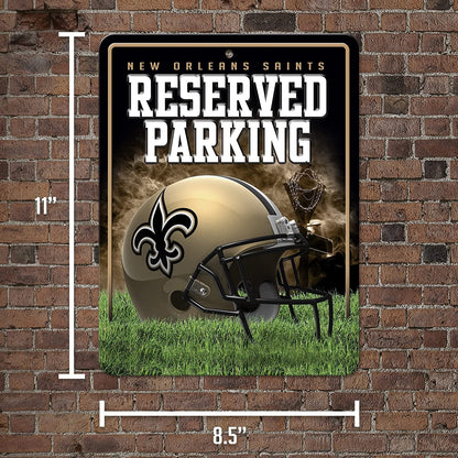 Los Angeles Kings Metal Parking Novelty Wall Sign 8.5 x 11 Inch Carbon Fiber Design by Fielders Choice