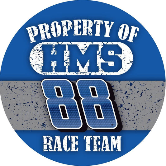 NASCAR #88 Dale Earnhardt Jr 4" Round "Property Of" Race Team Magnet-New for 2016! by Fielders Choice