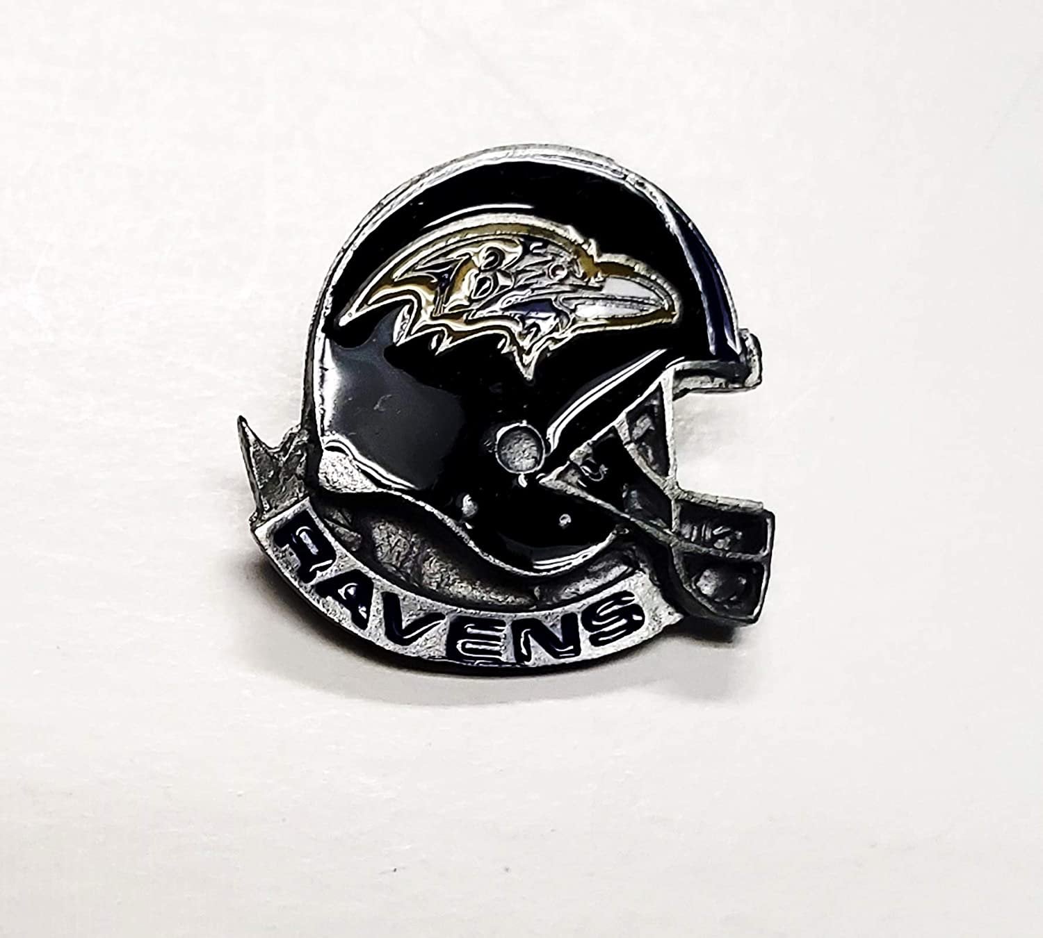 Rico Industries, Inc. Baltimore Ravens Glossy Metal Hat Lapel Pin Team Logo Football by Fielders Choice