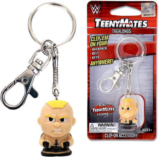 Party Animal Brock Lesnar Teeny Mates Keychain Tag Along Figure WWE Wrestling UFC Key Chain by Fielders Choice